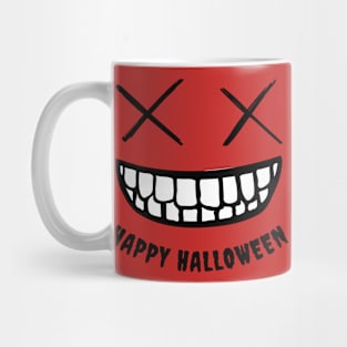 Halloween Scary Evil Pumpkin Face Mug